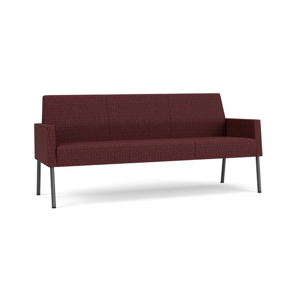 Lesro Mystic Lounge Reception Sofa, Charcoal, RF Nebbiolo Upholstery ML1601 - main